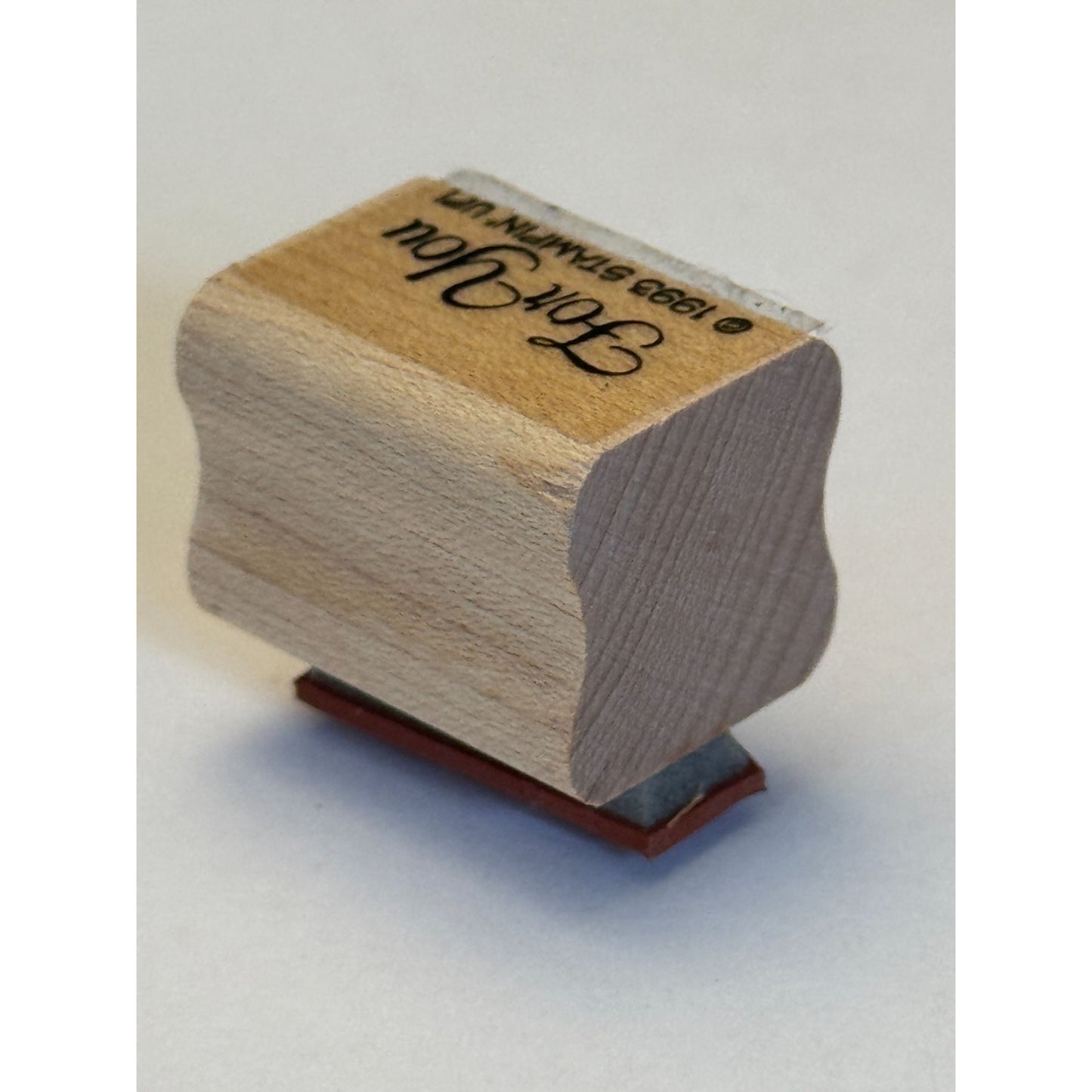 Stampin Up Rubber Stamp For You Gift Tag Card Making Words Present Small Cursive