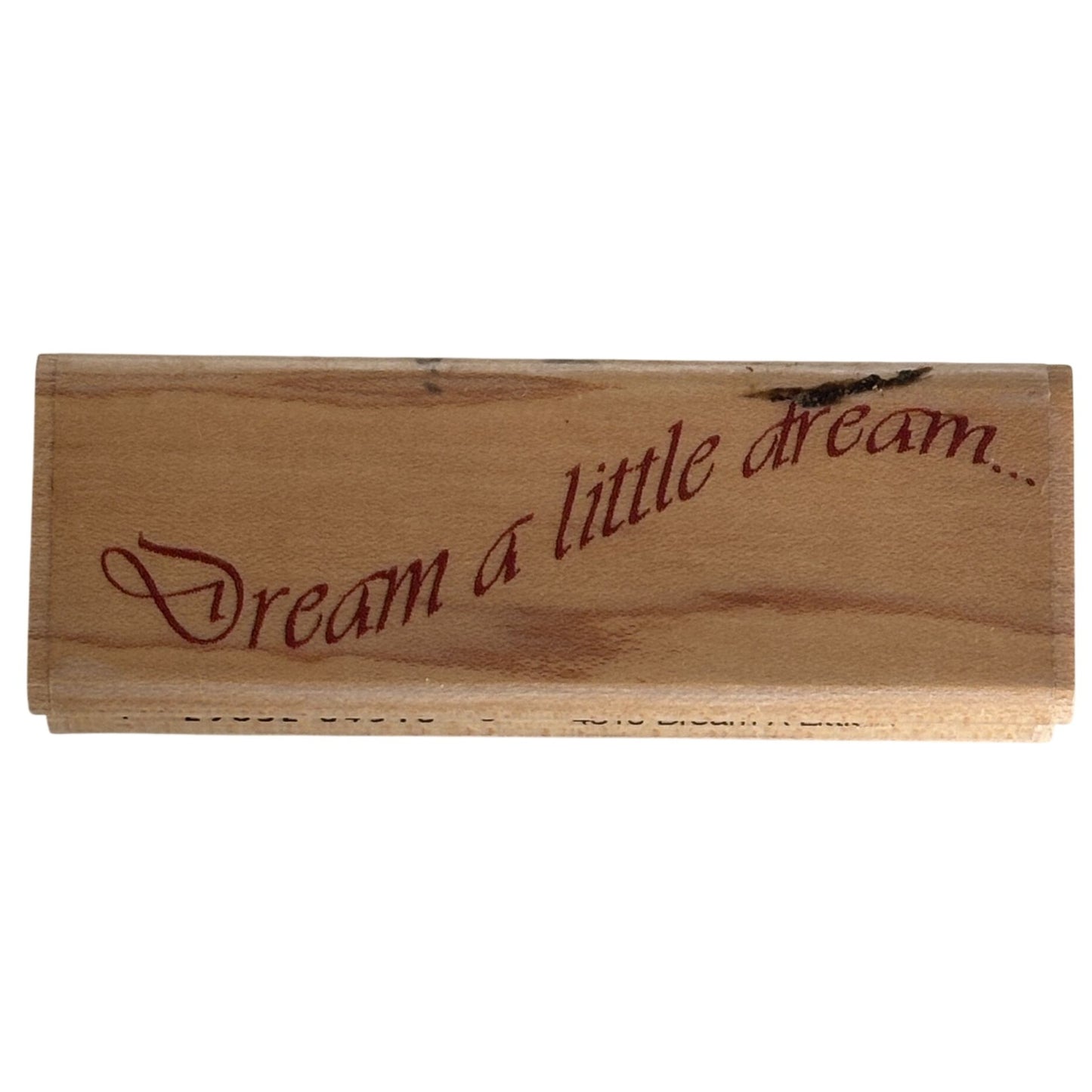 Hampton Art Rubber Stamp Dream a Little Dream Cardmaking Diffusion Tapestry Jill Meyer Words