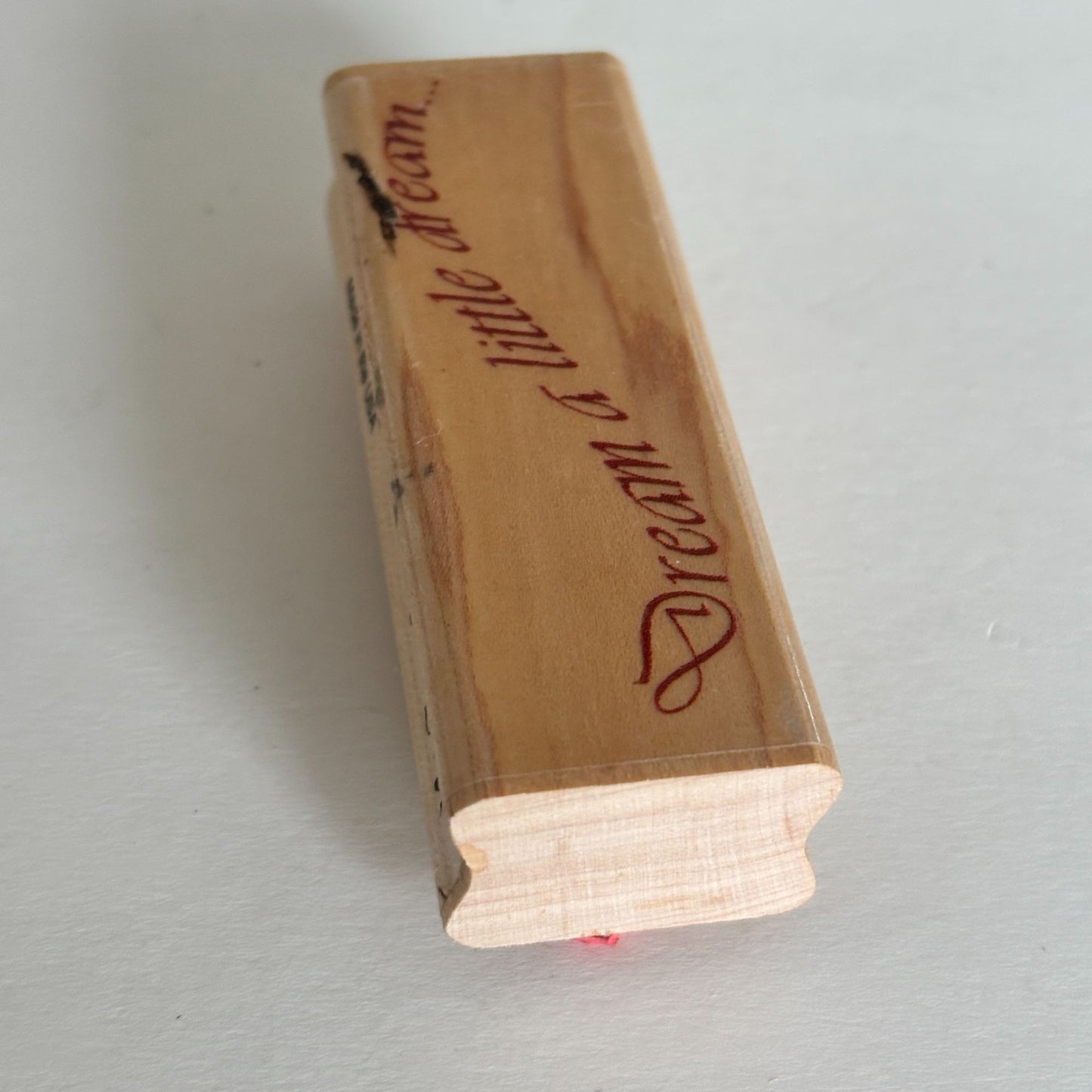 Hampton Art Rubber Stamp Dream a Little Dream Cardmaking Diffusion Tapestry Jill Meyer Words