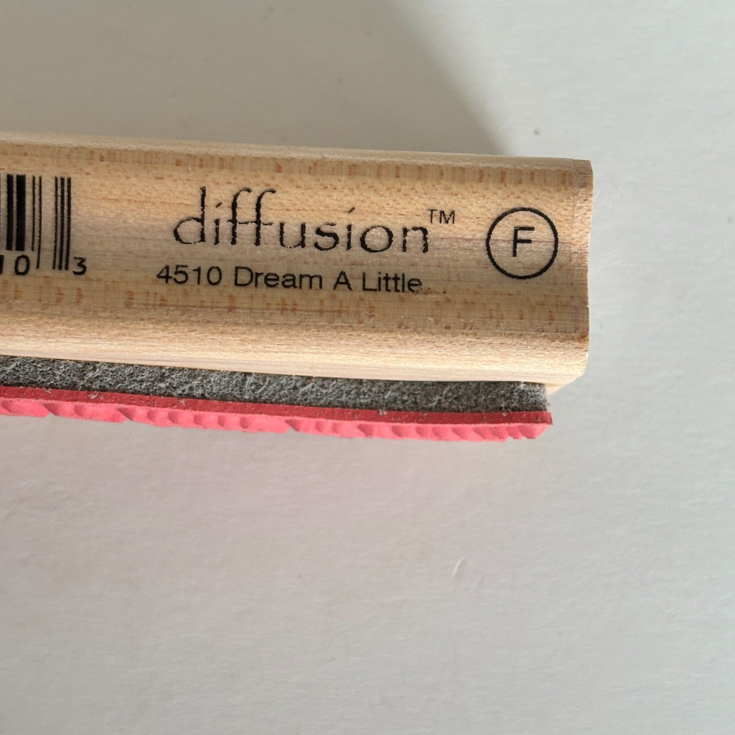 Hampton Art Rubber Stamp Dream a Little Dream Cardmaking Diffusion Tapestry Jill Meyer Words