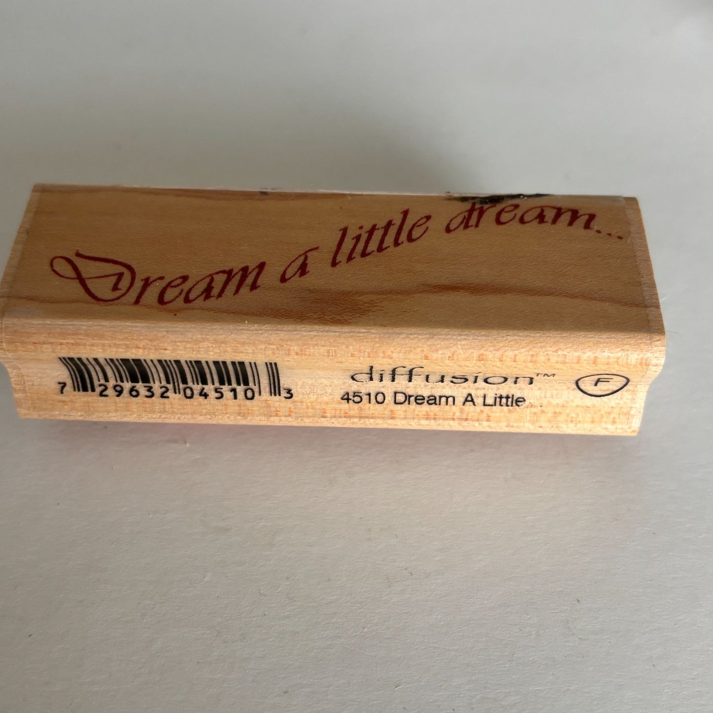 Hampton Art Rubber Stamp Dream a Little Dream Cardmaking Diffusion Tapestry Jill Meyer Words