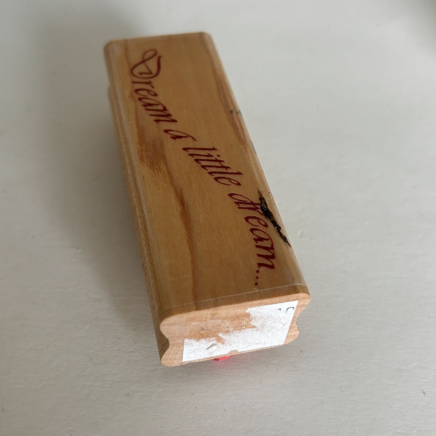 Hampton Art Rubber Stamp Dream a Little Dream Cardmaking Diffusion Tapestry Jill Meyer Words