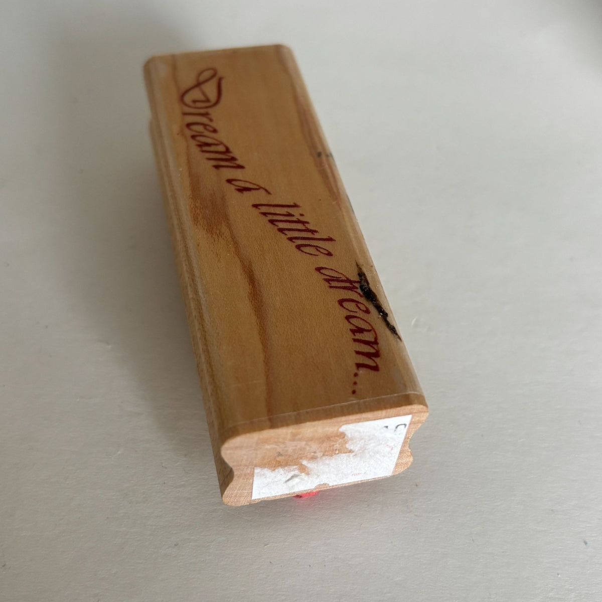 Hampton Art Rubber Stamp Dream a Little Dream Cardmaking Diffusion Tapestry Jill Meyer Words