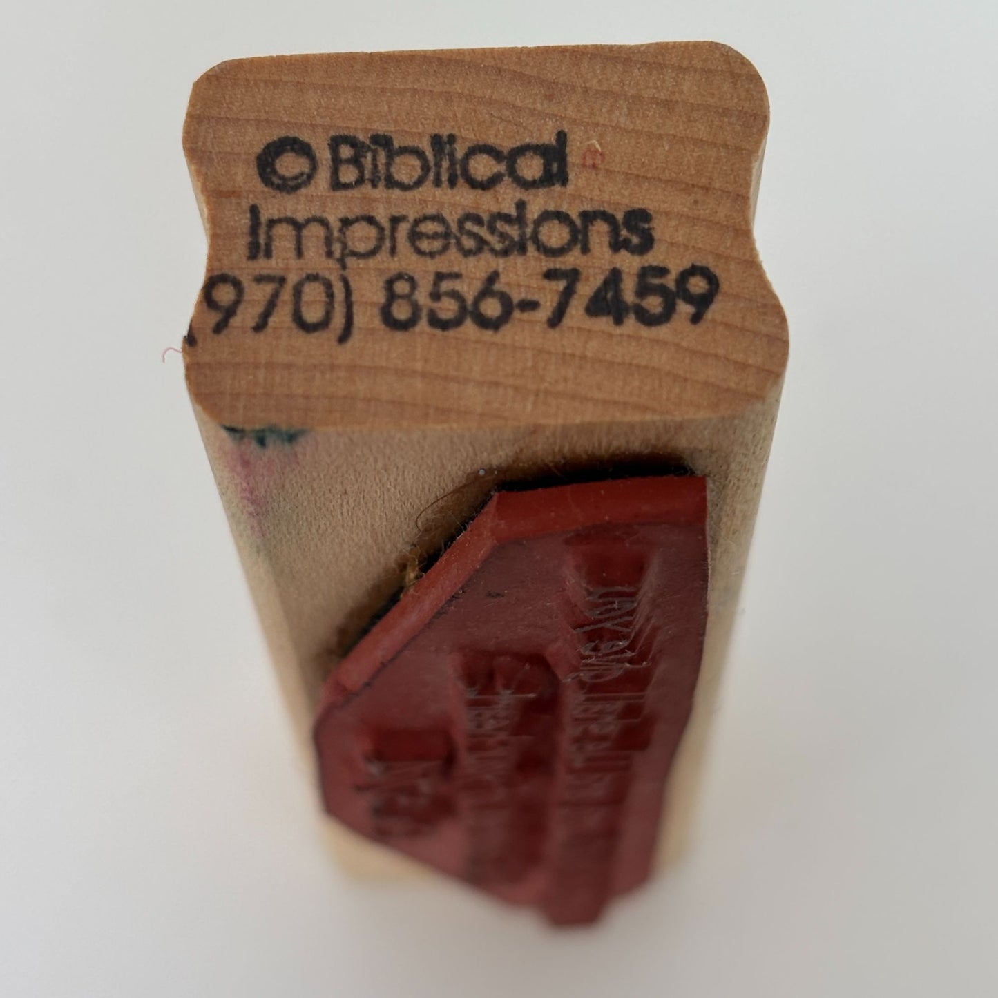 Biblical Impressions Rubber Stamp Psalms Bible Verse Quote Delight in the Lord