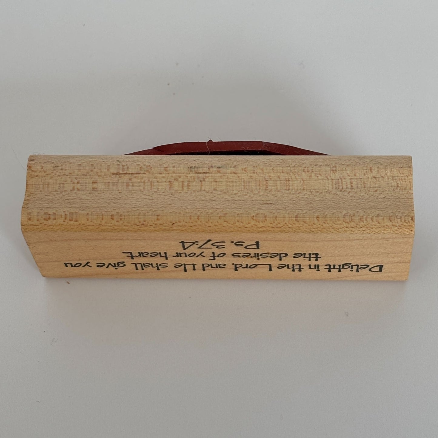 Biblical Impressions Rubber Stamp Psalms Bible Verse Quote Delight in the Lord