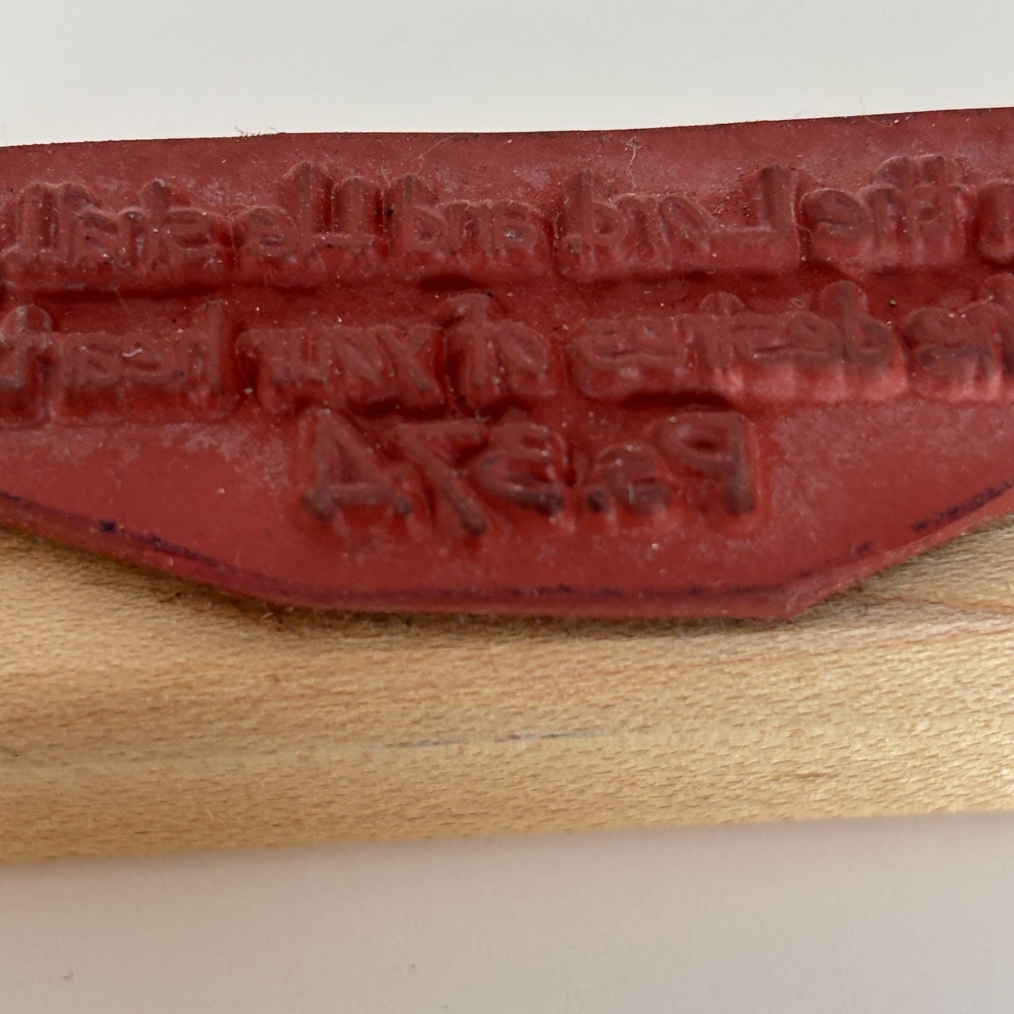 Biblical Impressions Rubber Stamp Psalms Bible Verse Quote Delight in the Lord