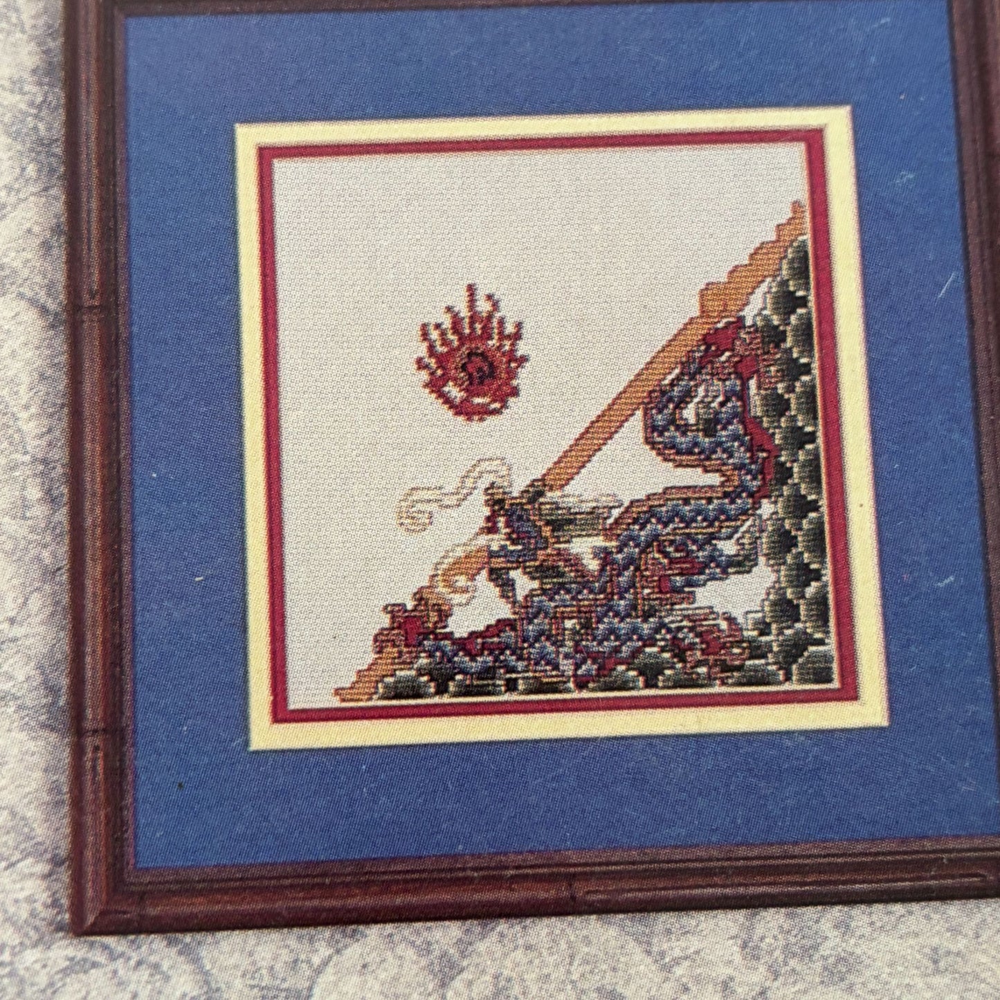 Figments Of Fantasy Cross Stitch Pattern Book Dragon Unicorn Wizard Pegasus 147