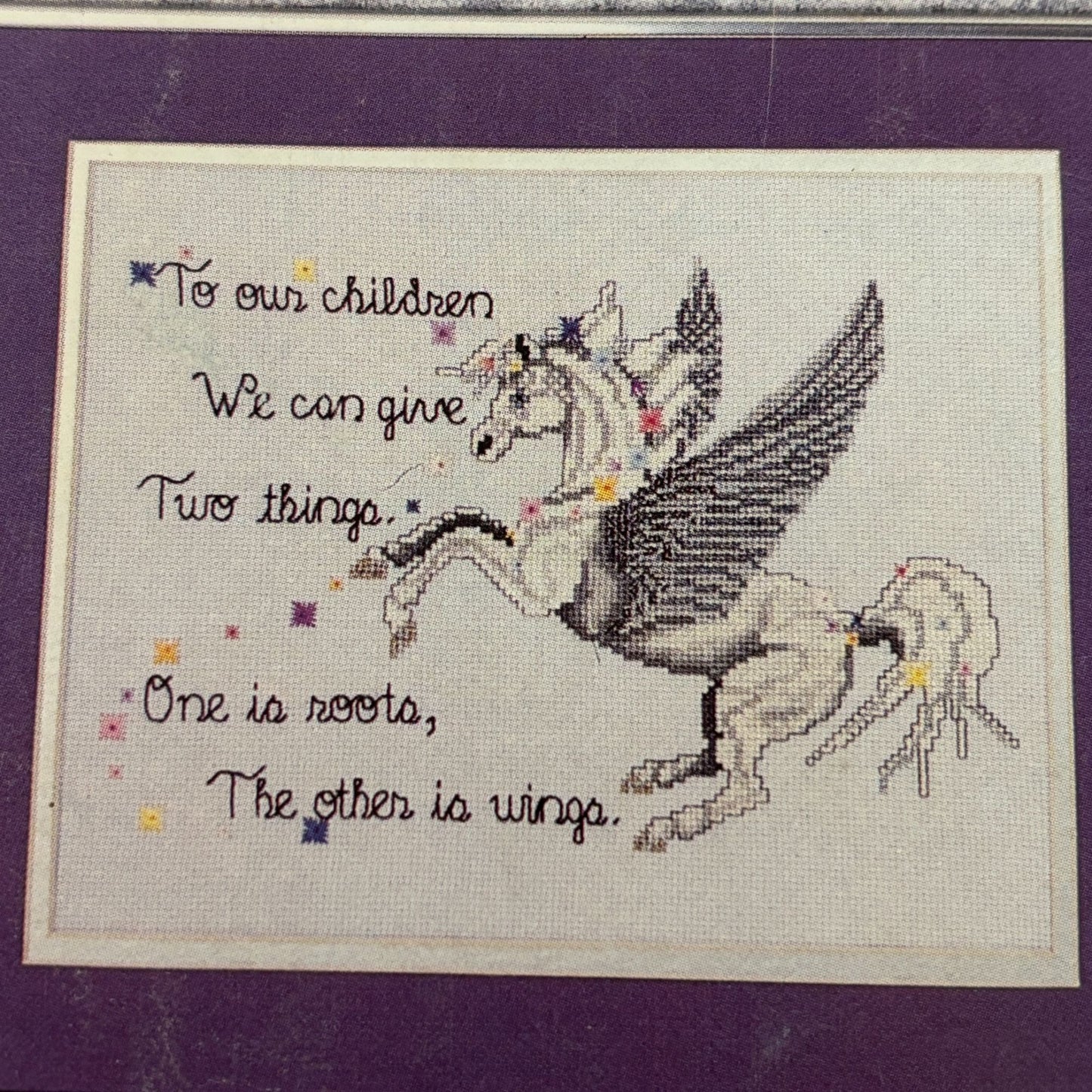 Figments Of Fantasy Cross Stitch Pattern Book Dragon Unicorn Wizard Pegasus 147