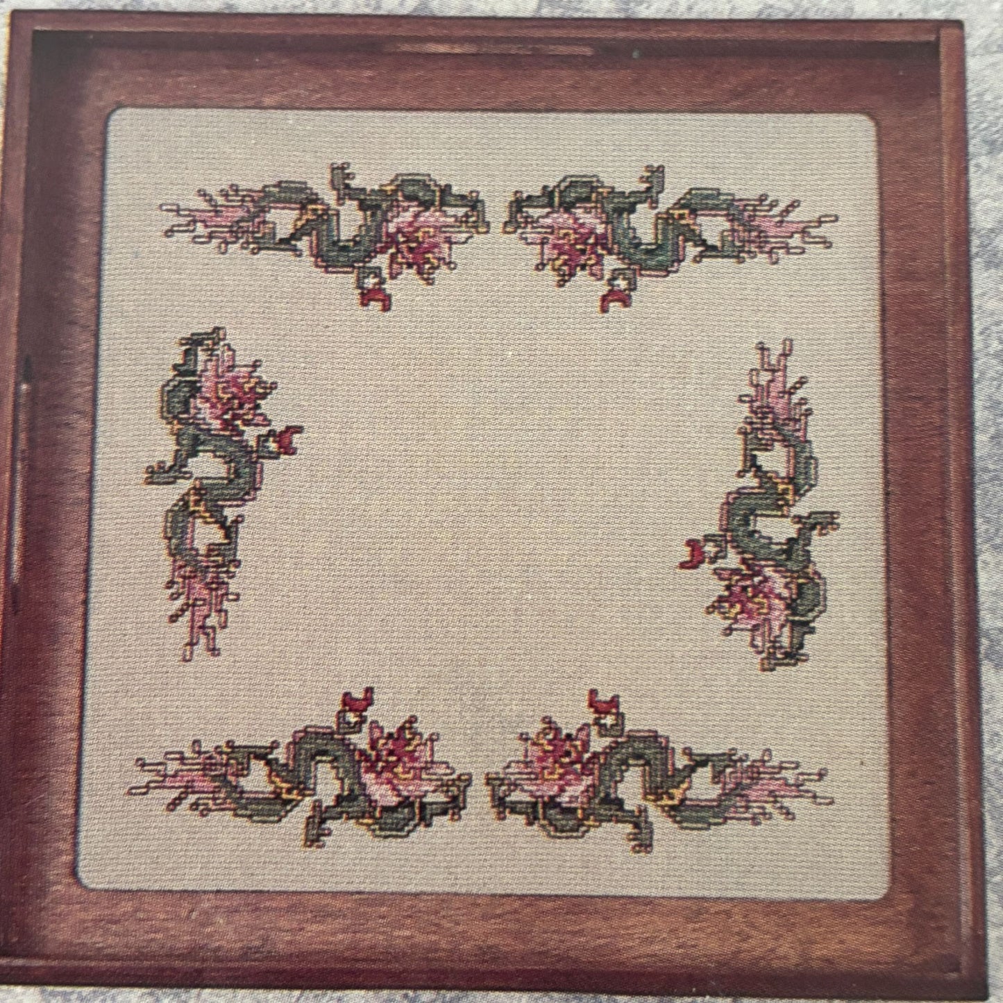 Figments Of Fantasy Cross Stitch Pattern Book Dragon Unicorn Wizard Pegasus 147