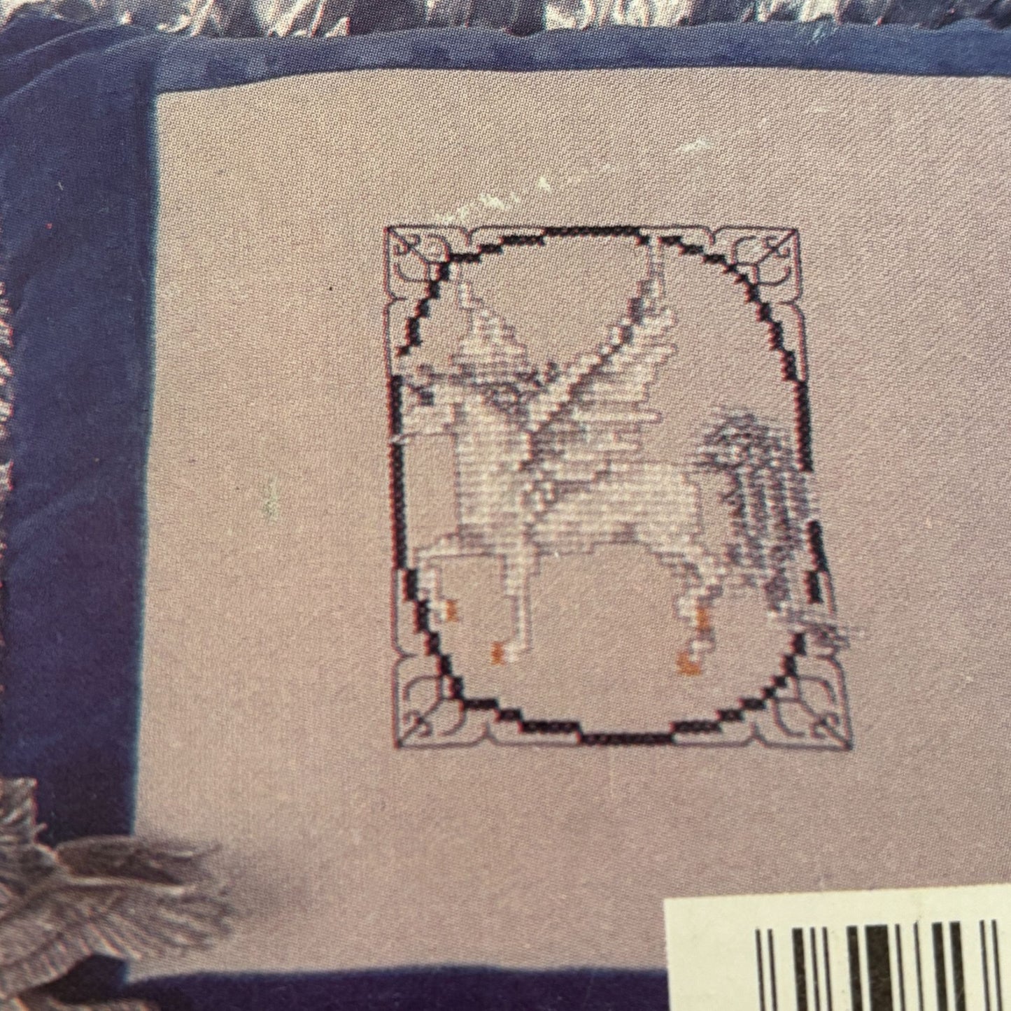 Figments Of Fantasy Cross Stitch Pattern Book Dragon Unicorn Wizard Pegasus 147