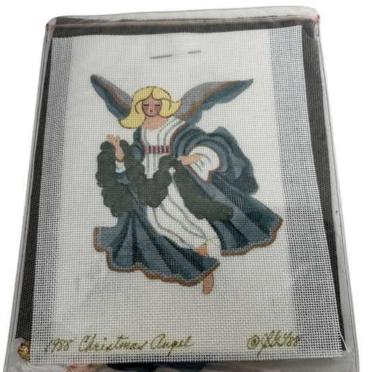 Stitchin Stuff Needlepoint Kit Christmas Angel Joan Thomasson Canvas New 1988