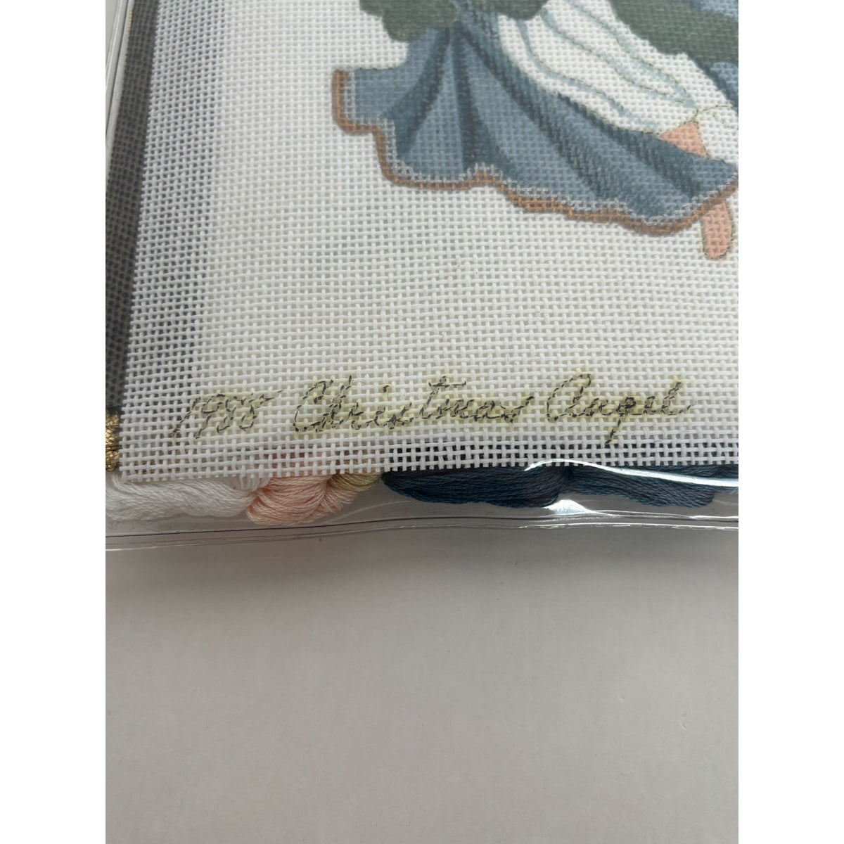 Stitchin Stuff Needlepoint Kit Christmas Angel Joan Thomasson Canvas New 1988