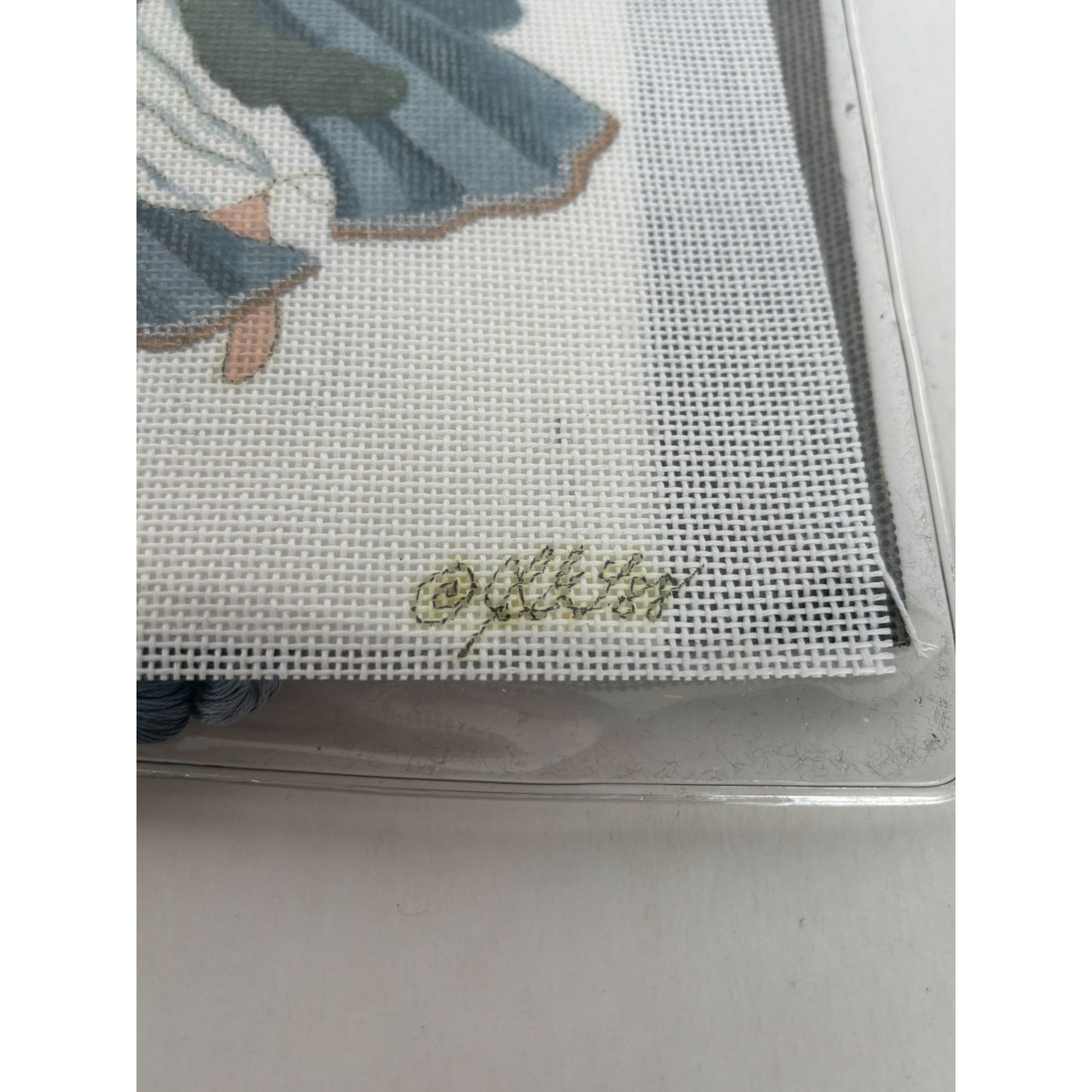 Stitchin Stuff Needlepoint Kit Christmas Angel Joan Thomasson Canvas New 1988