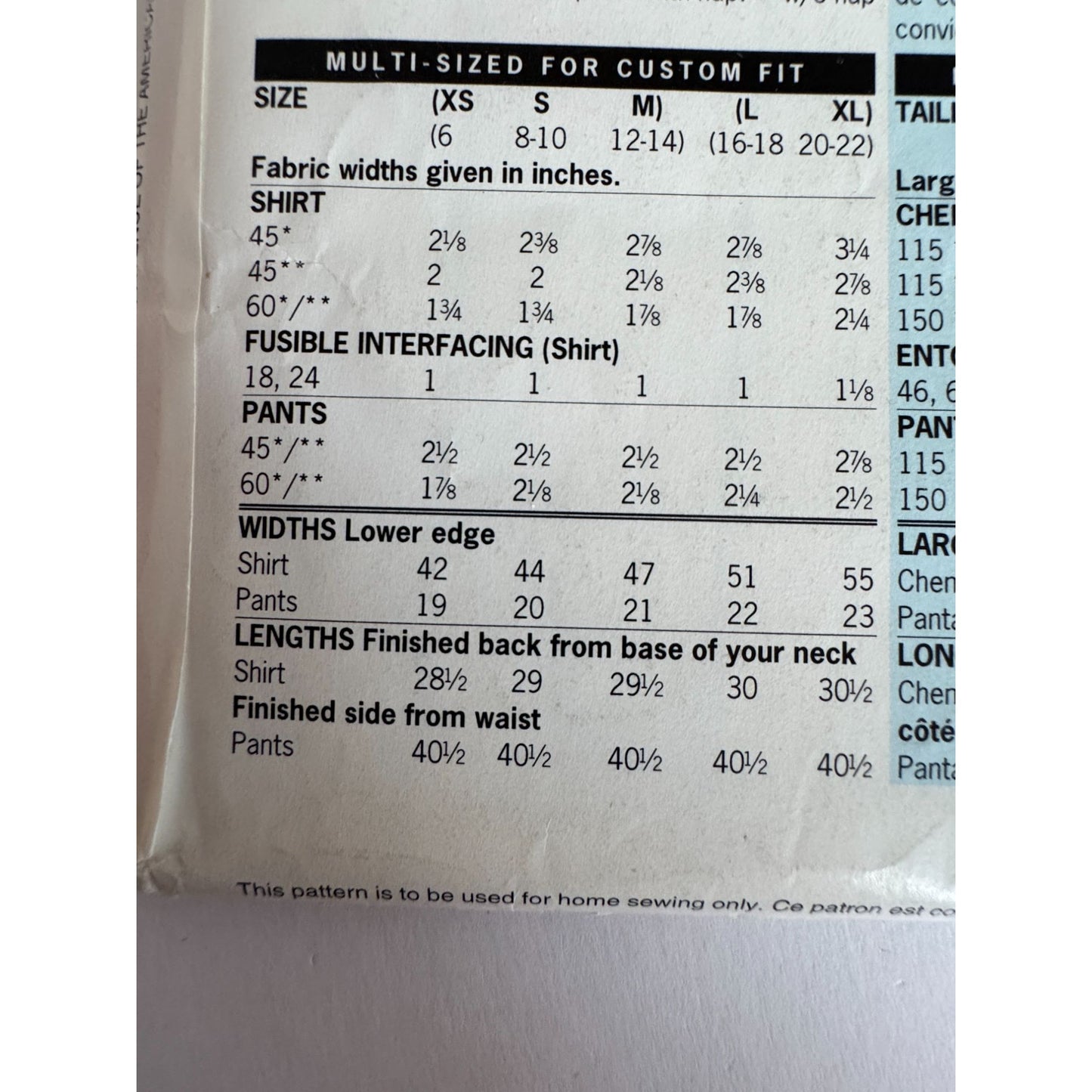 McCalls Sewing Pattern 5074 Tropical Resort Set Shirt Pants 90s 6-14 Easy Uncut