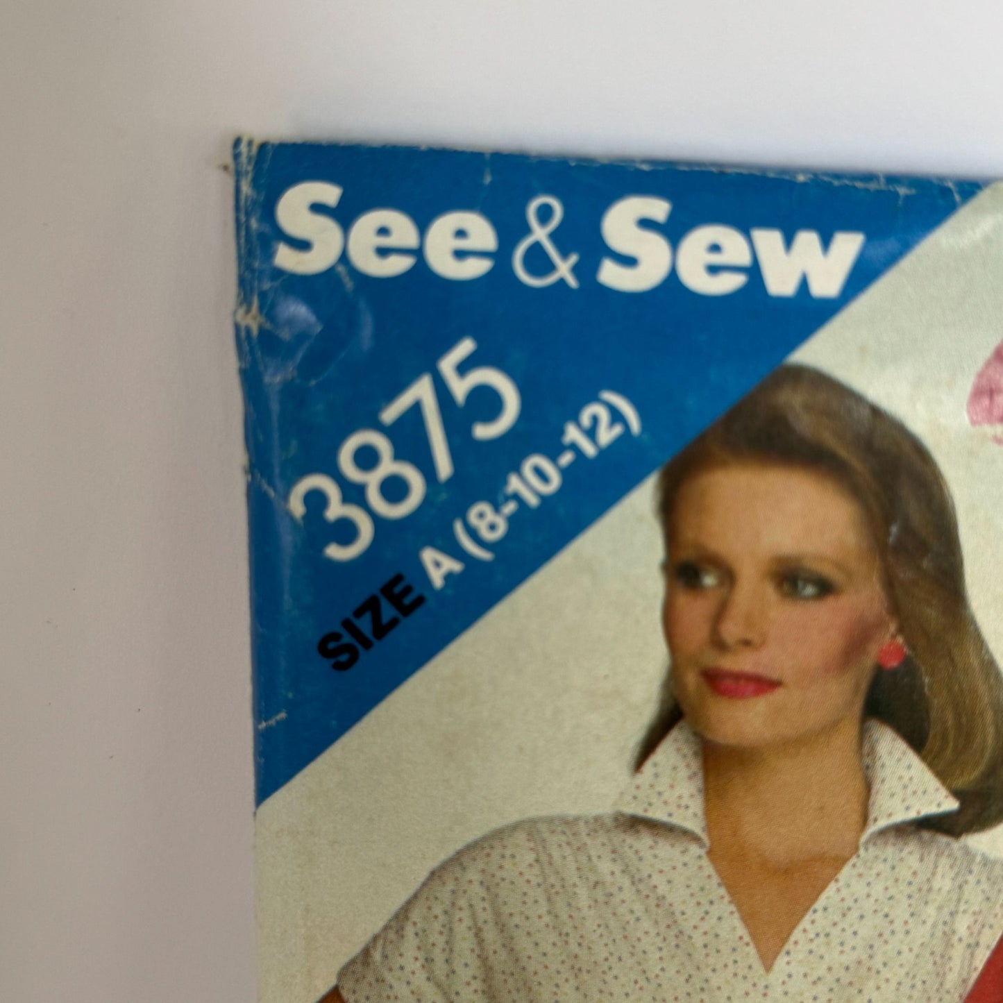 Butterick See and Sew Sewing Pattern 3875 Misses Dress Front Wrap 8 10 12 Uncut