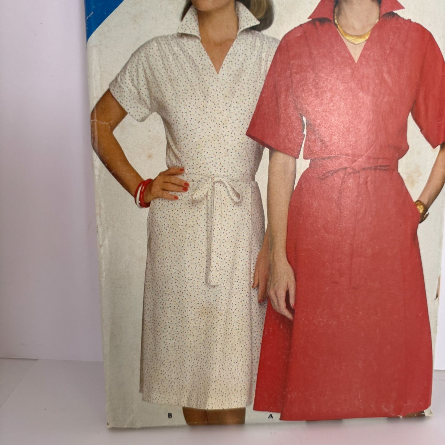 Butterick See and Sew Sewing Pattern 3875 Misses Dress Front Wrap 8 10 12 Uncut