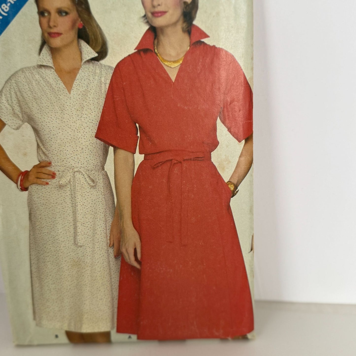 Butterick See and Sew Sewing Pattern 3875 Misses Dress Front Wrap 8 10 12 Uncut