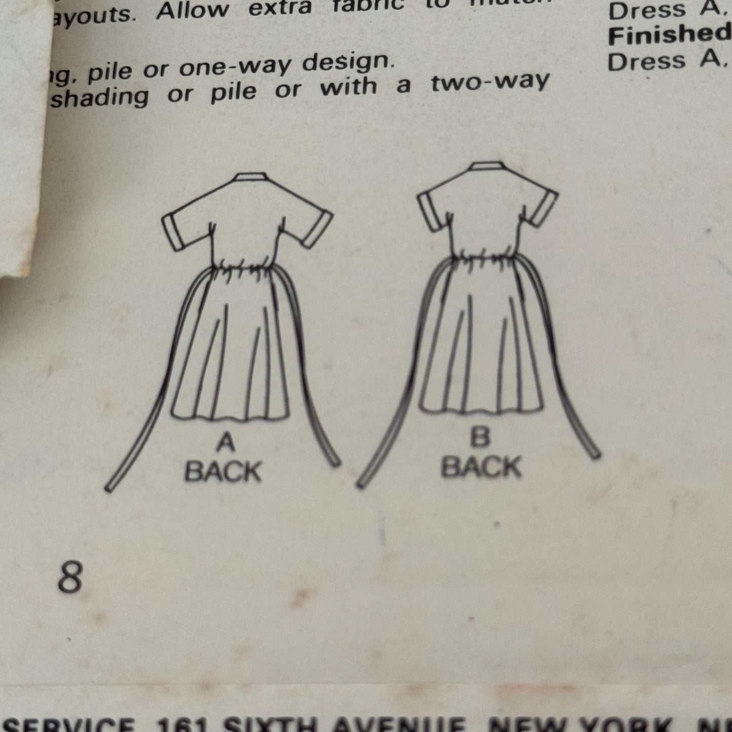 Butterick See and Sew Sewing Pattern 3875 Misses Dress Front Wrap 8 10 12 Uncut