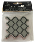 Studio G Cling Mounted Rubber Stamp Lattice Craft Tool Scrapbooking Cardmaking