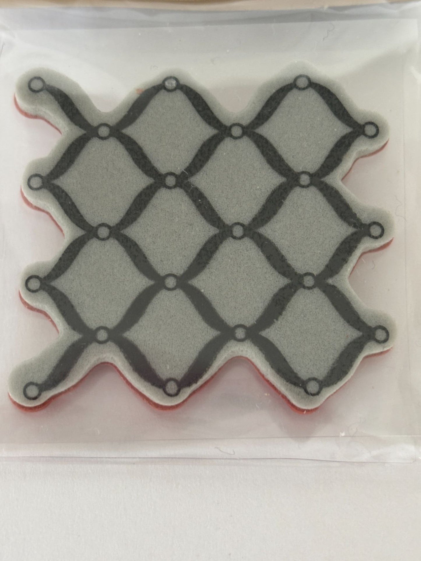 Studio G Cling Mounted Rubber Stamp Lattice Craft Tool Scrapbooking Cardmaking