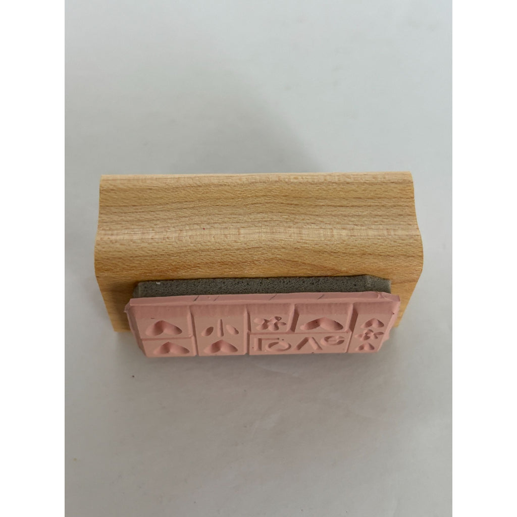 Stampin Up Rubber Stamp Love Hearts and Flowers Garden Card Making Words Grows
