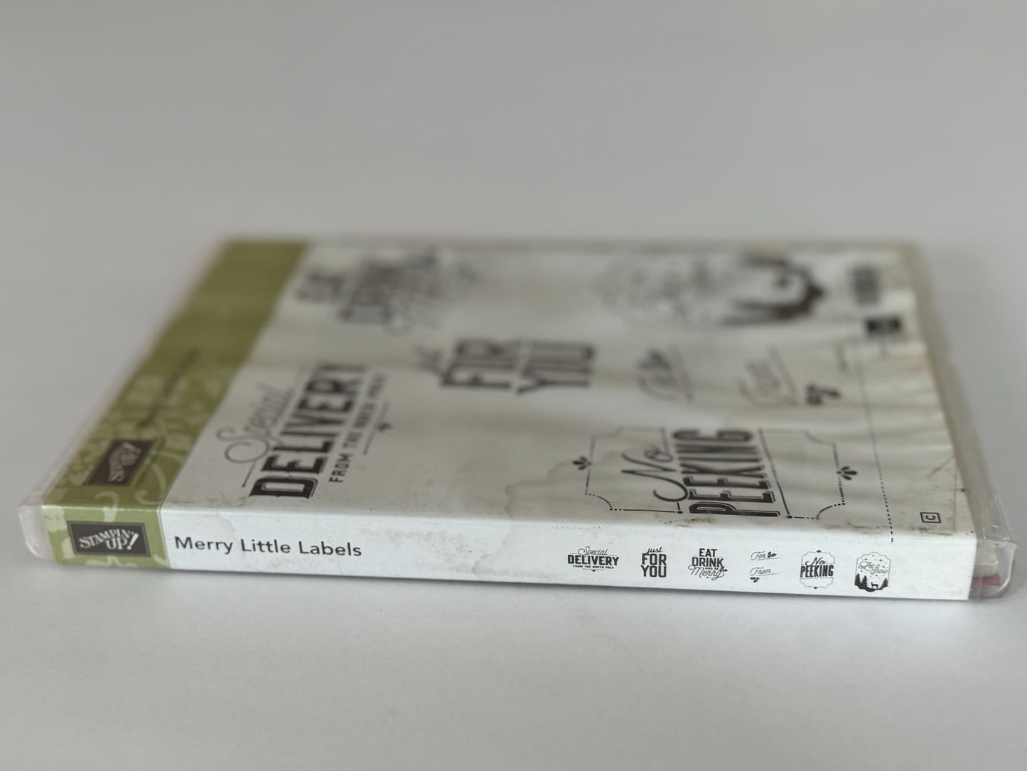 Stampin' Up! Rubber Stamp Set: Merry Little Labels
