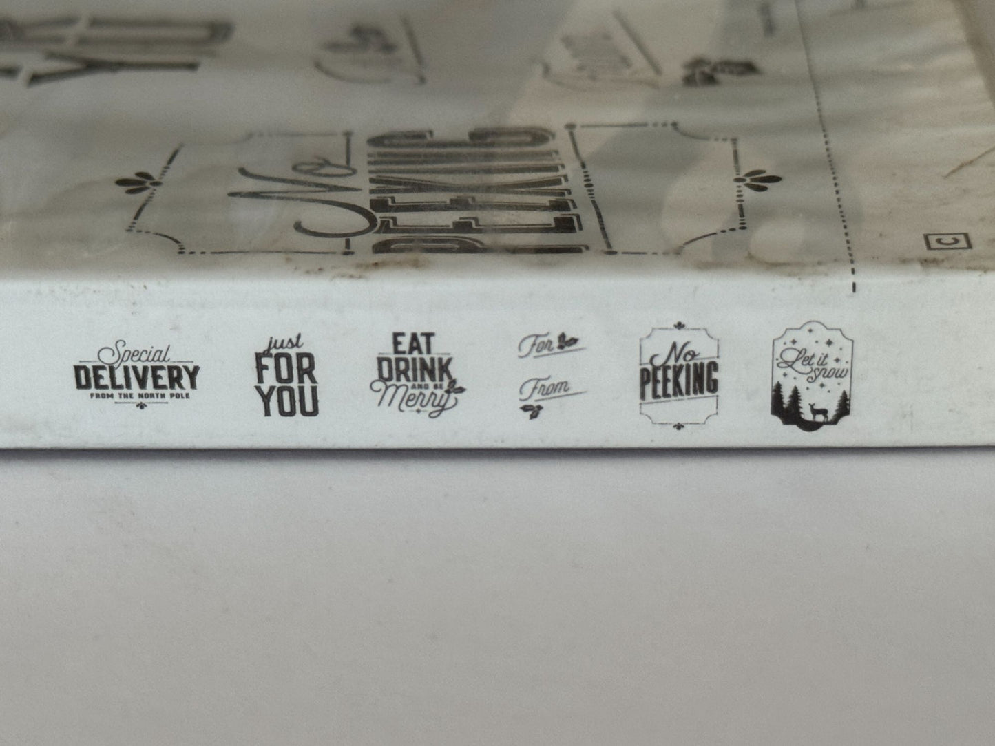 Stampin' Up! Rubber Stamp Set: Merry Little Labels
