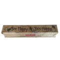 Hero Arts Rubber Stamp Bee Happy Pun Card Making Words Border Wood Mounted F1373