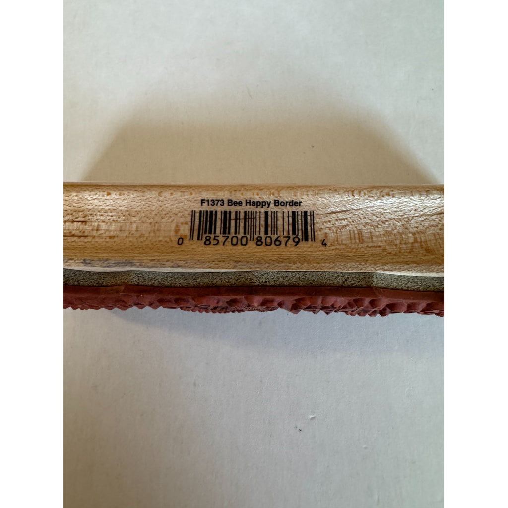 Hero Arts Rubber Stamp Bee Happy Pun Card Making Words Border Wood Mounted F1373
