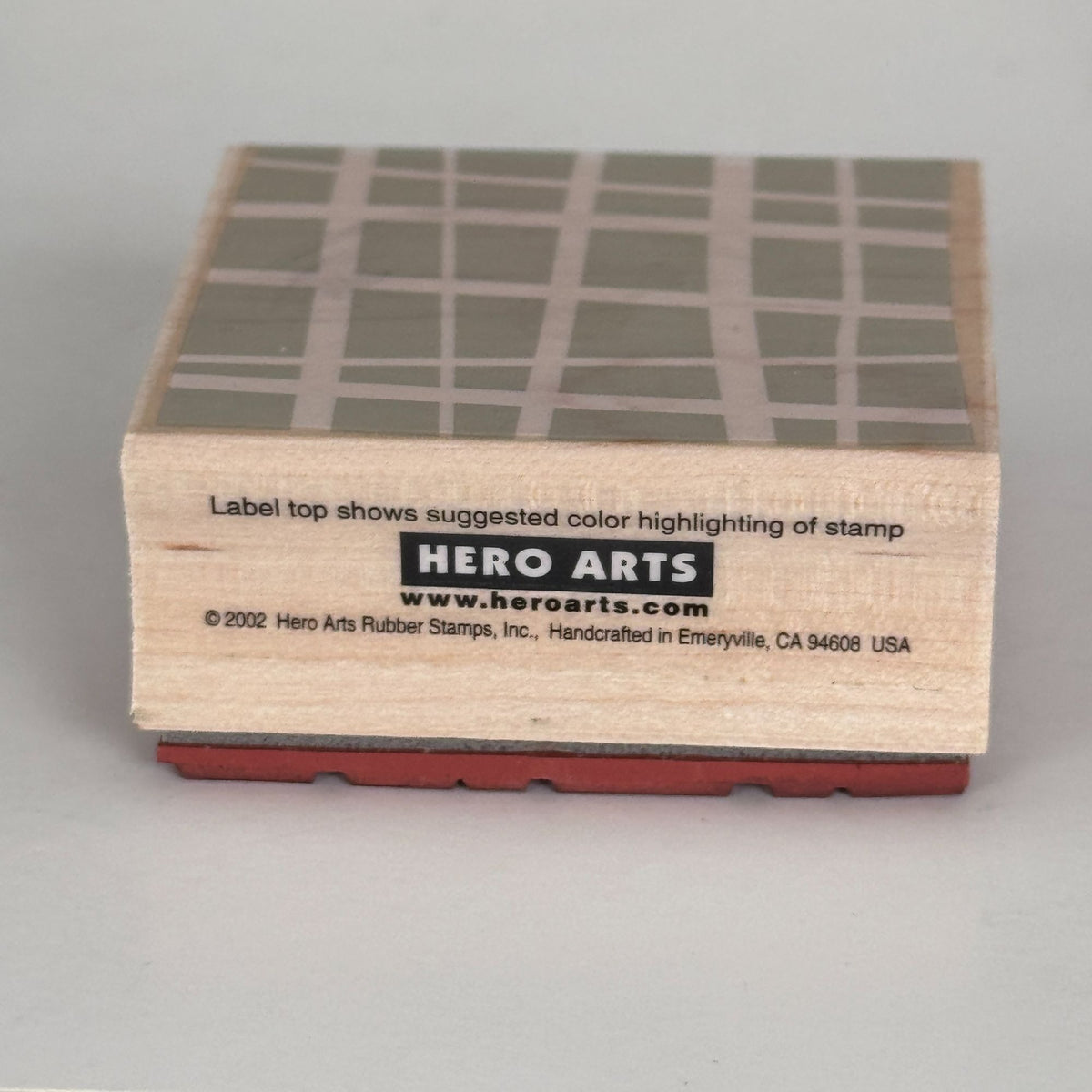 Hero Arts Rubber Stamp Crisscross Background Modern Grid Geometric Texture Cardmaking Scrapbook Paper Craft E2538