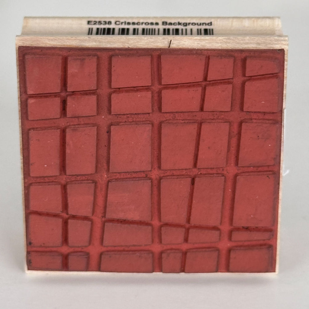 Hero Arts Rubber Stamp Crisscross Background Modern Grid Geometric Texture Cardmaking Scrapbook Paper Craft E2538
