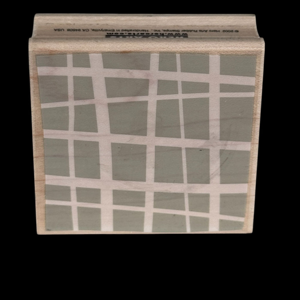 Hero Arts Rubber Stamp Crisscross Background Modern Grid Geometric Texture Cardmaking Scrapbook Paper Craft E2538