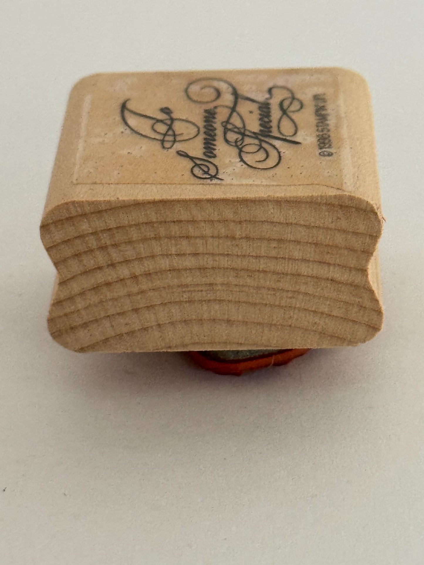 Stampin Up Rubber Stamp To Someone Special Gift Tag Card Making Words Friendship