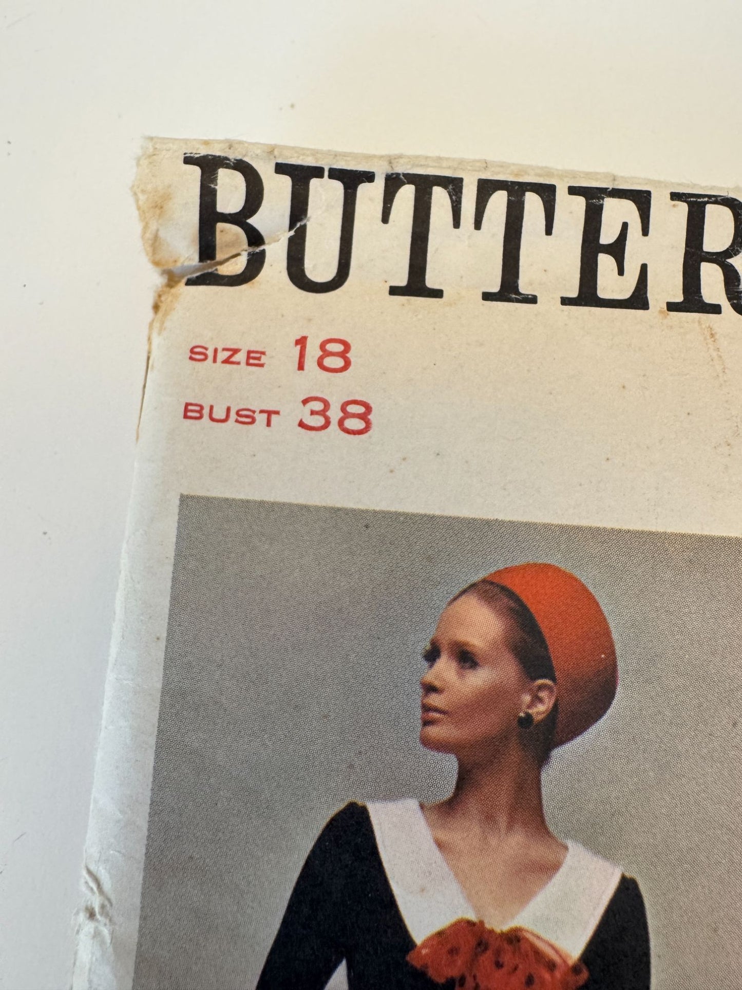 Butterick Sewing Pattern 4129 One Piece Dress 18 Jean Muir Designer Rare Vintage