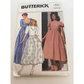 Butterick Sewing Pattern 3235 Modest Formal Dress Short Sleeve 1980s 12 14 16 UC