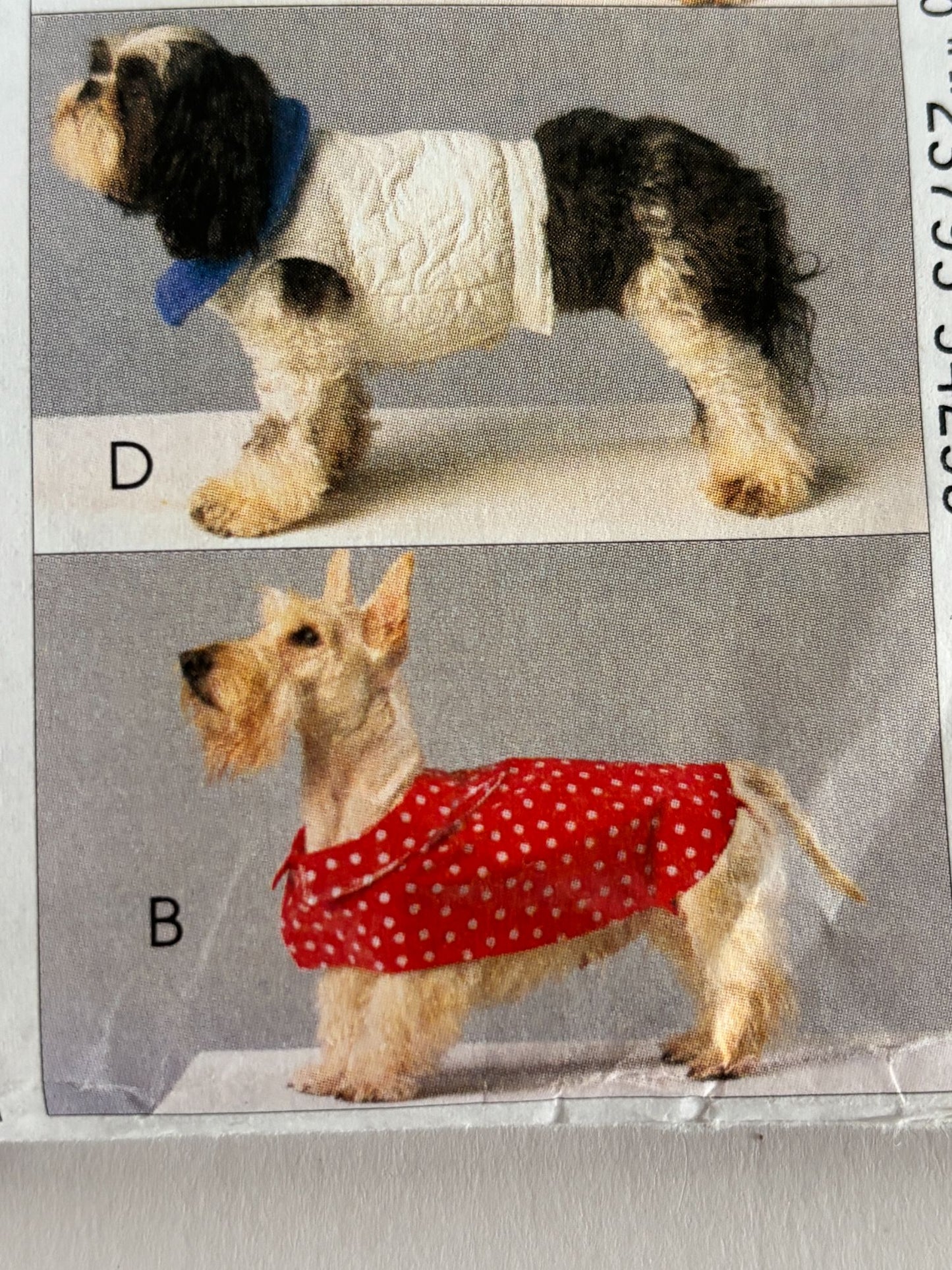 McCalls Sewing Pattern M5776 Crafts Pet Clothing Dog Coats Scarf  Leg Warmers UC