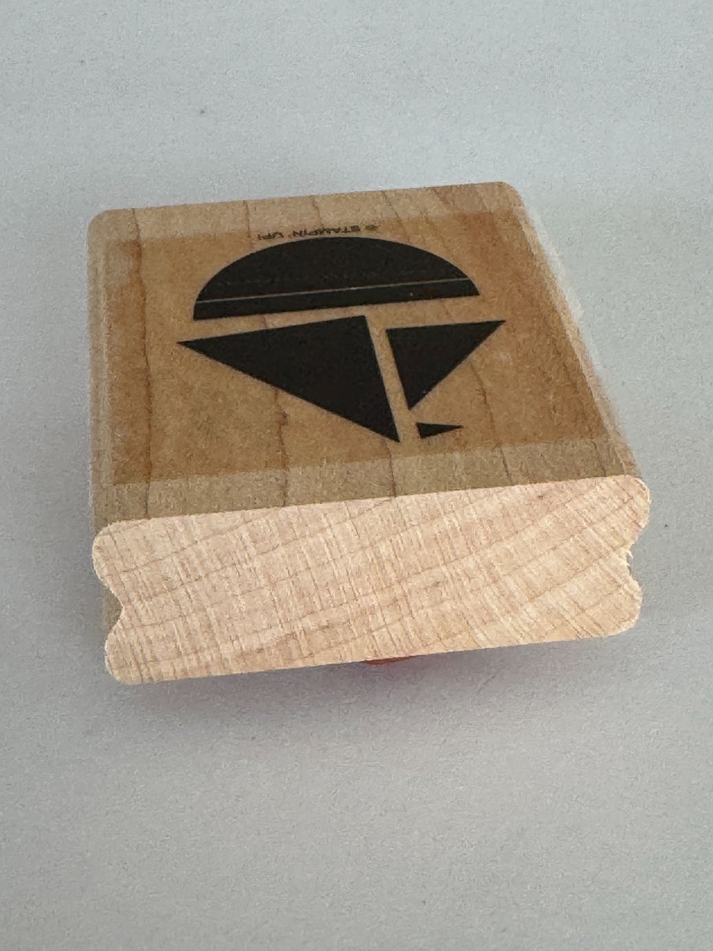 Stampin Up Rubber Stamp Sailboat Silhouette Boat Sailing Vacation Card Making