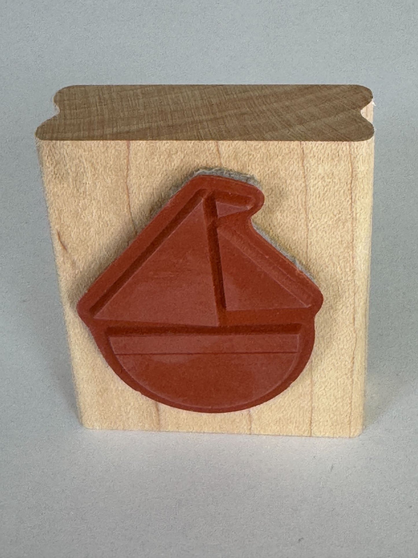 Stampin Up Rubber Stamp Sailboat Silhouette Boat Sailing Vacation Card Making