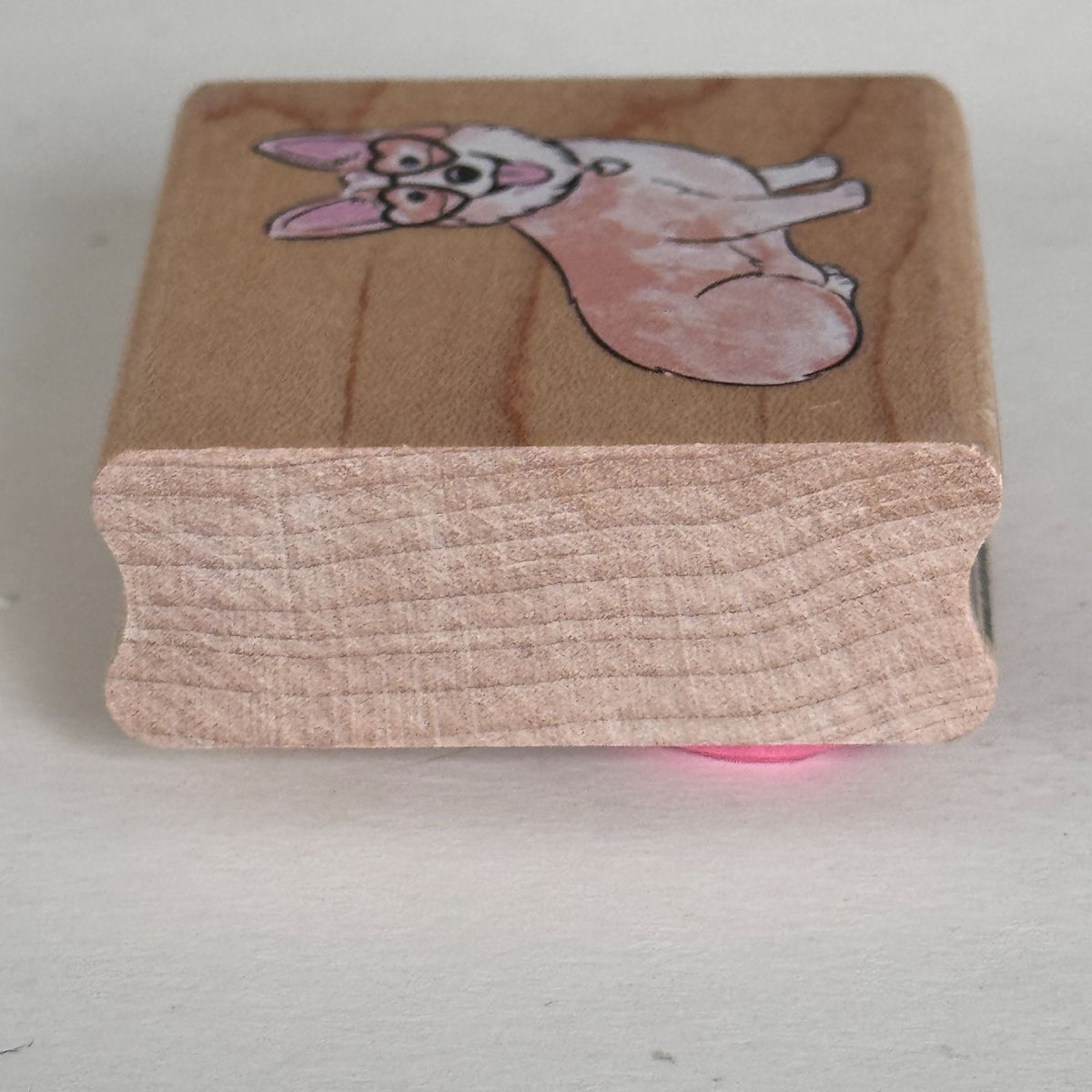 Stampabilities Rubber Stamp Corgi Dog Heart Glasses Cute Puppy Kawaii Cardmaking Animal Wood Mounted