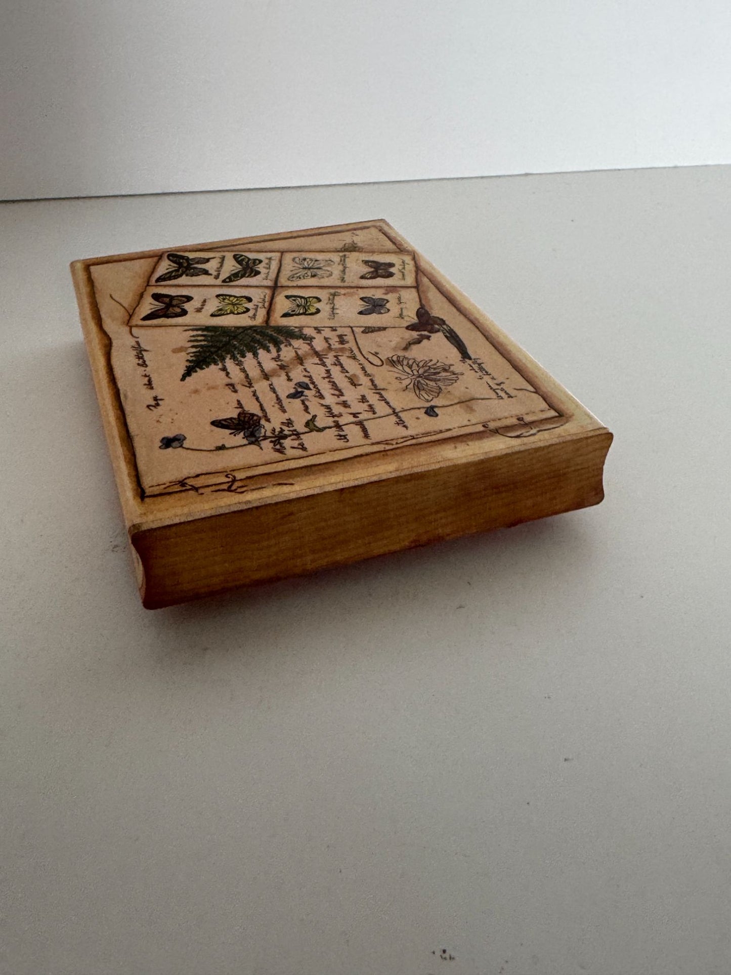 Stamps Happen Rubber Stamp Page about Butterflies Butterfly Large Peggy Abrams