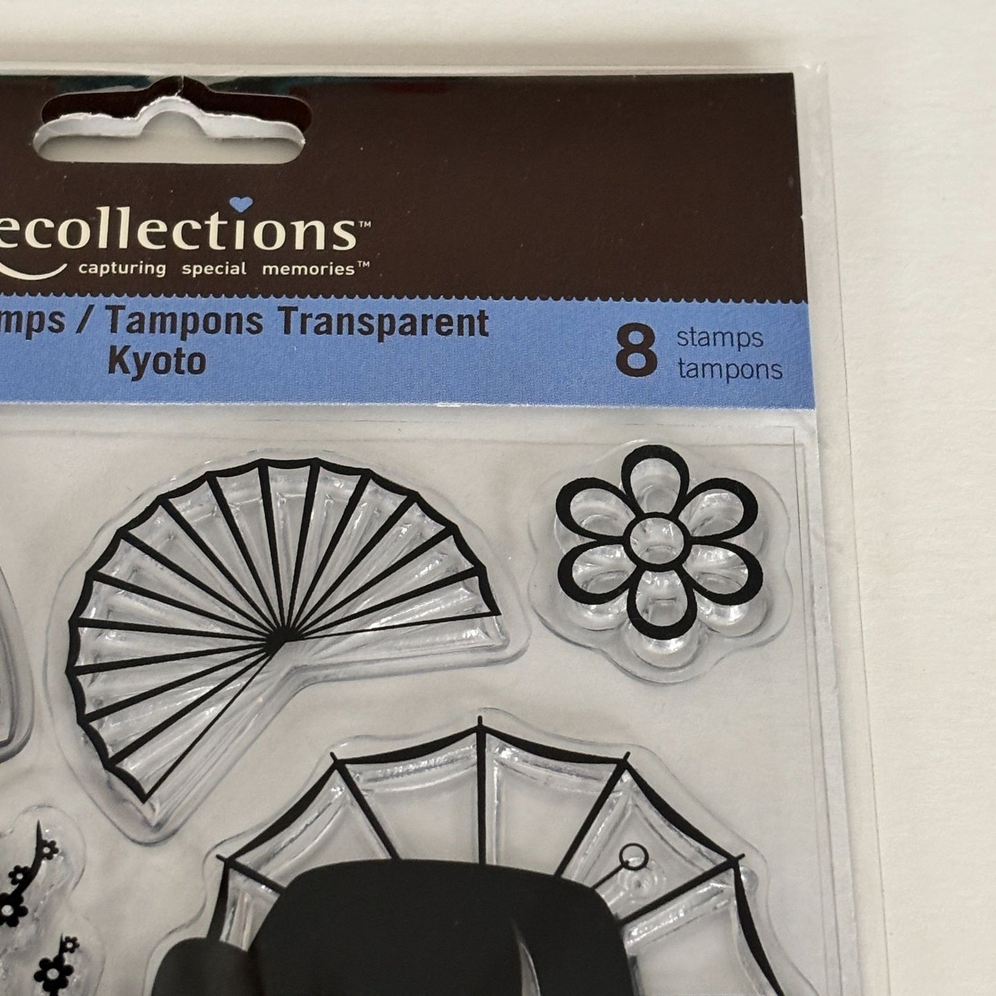 Recollections Clear Stamp Set Kyoto Kokeshi Doll Asian Japanese Girl Card Making Storybook Fan