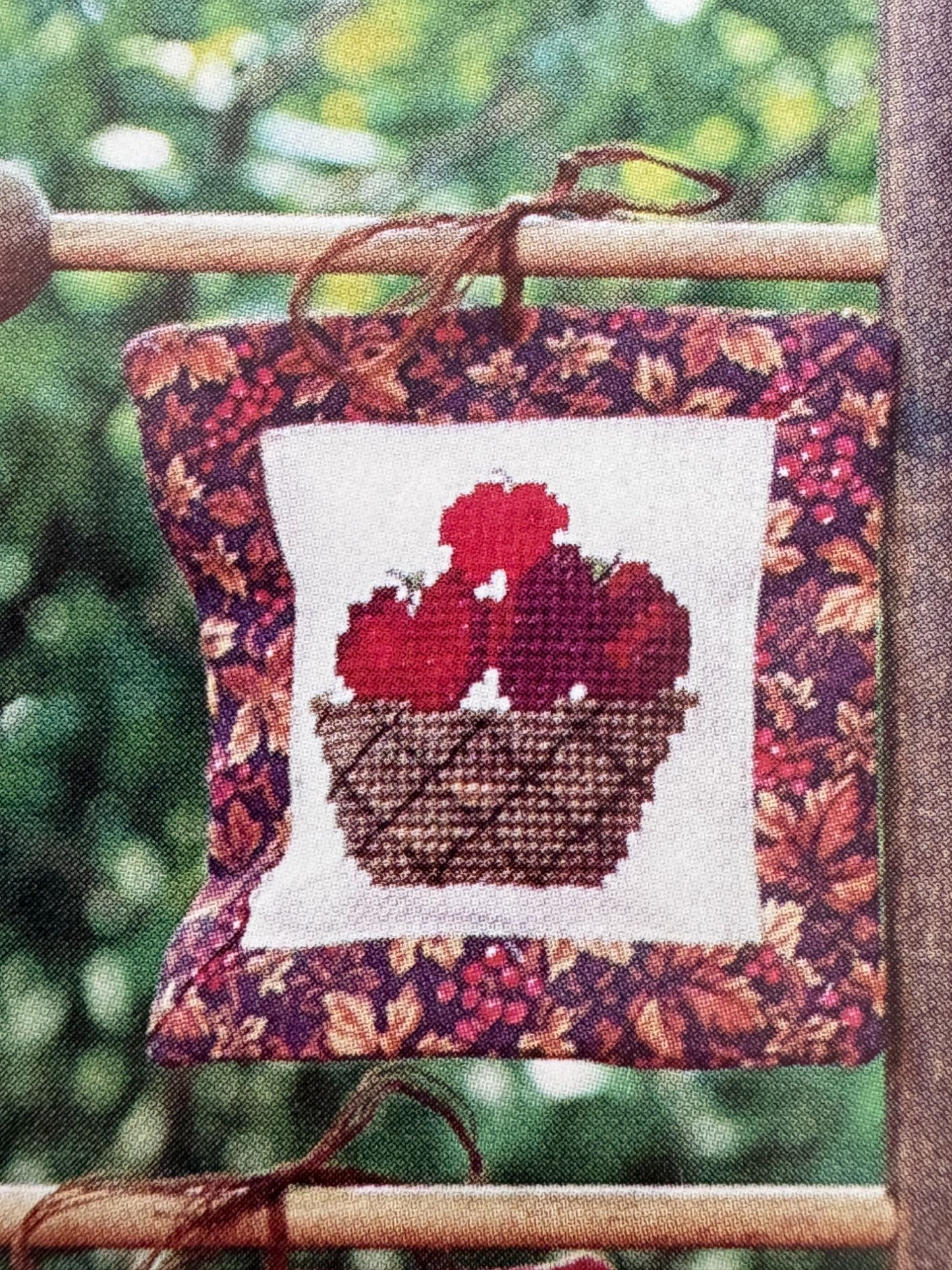 ThreadBear Creations Cross Stitch Pattern A Tree For All Seasons Fall Turkey