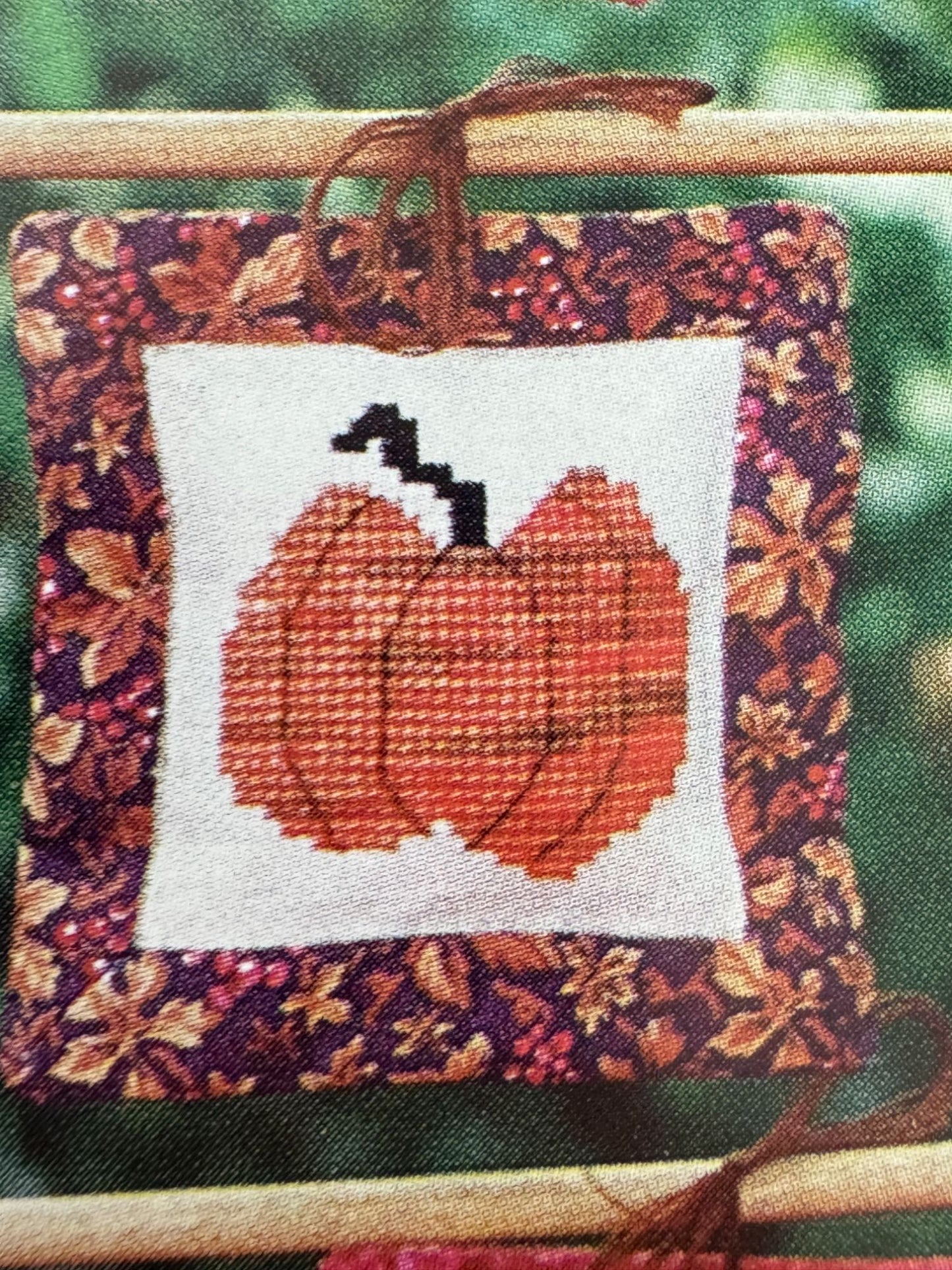 ThreadBear Creations Cross Stitch Pattern A Tree For All Seasons Fall Turkey