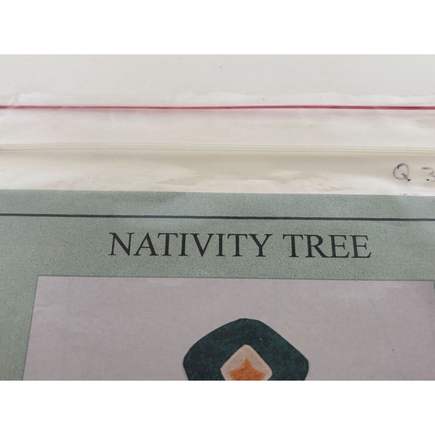 Little Brown House Quilting Pattern Nativity Tree Christmas Religious Christian