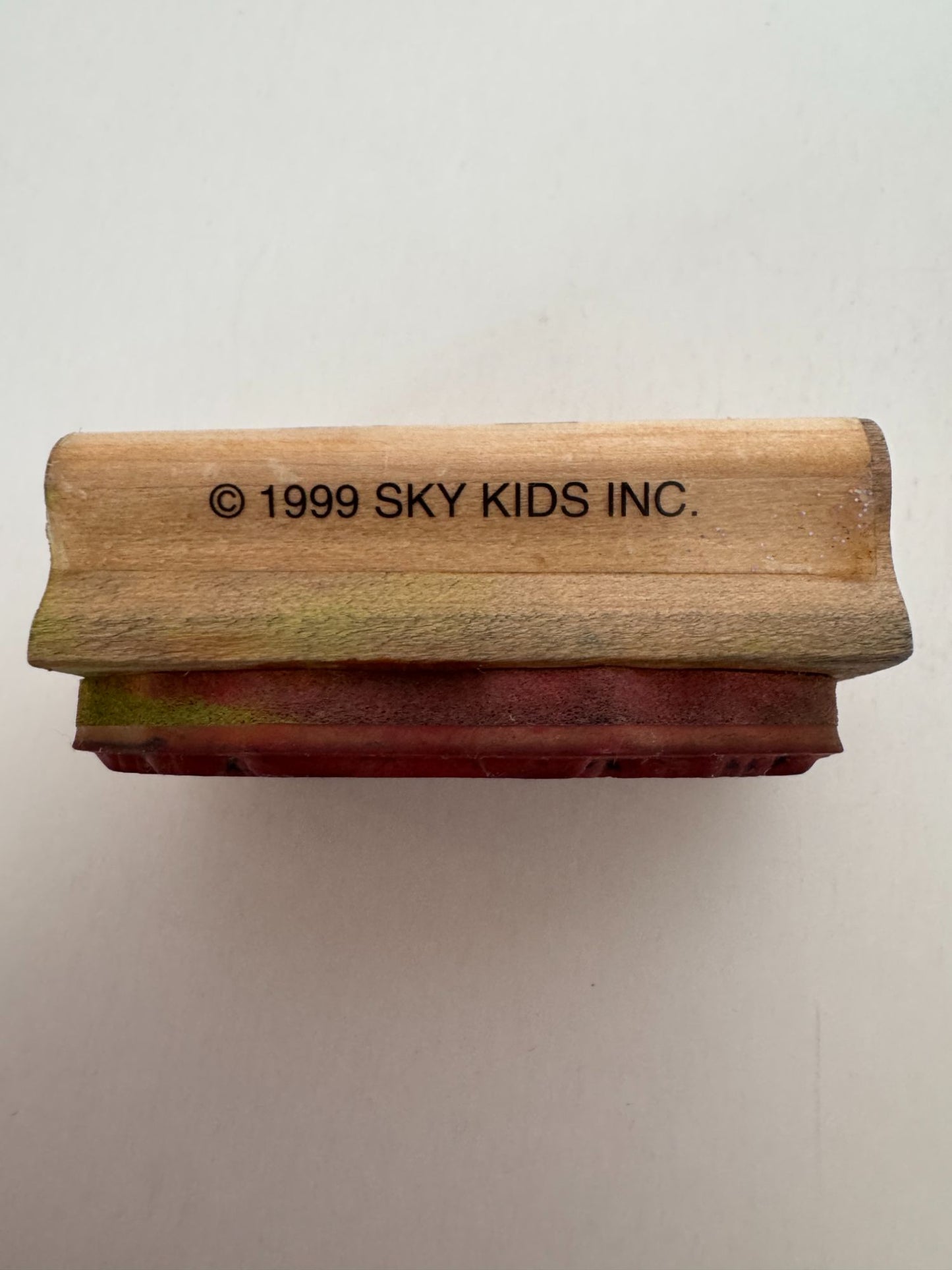 Sky Kids Rubber Stamp Playful Cats Kitten Ball of Yarn Animals Tickle Friendship