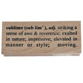 Catslife Press Rubber Wood Stamp Sublime Definition Dictionary Style Cardmaking Craft