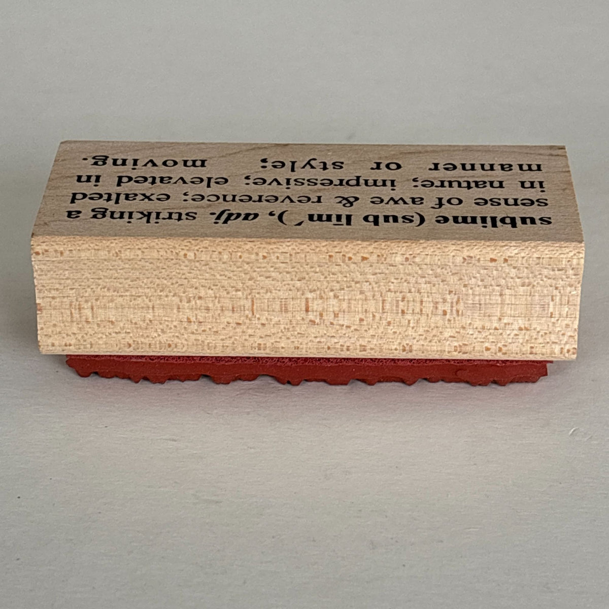 Catslife Press Rubber Wood Stamp Sublime Definition Dictionary Style Cardmaking Craft