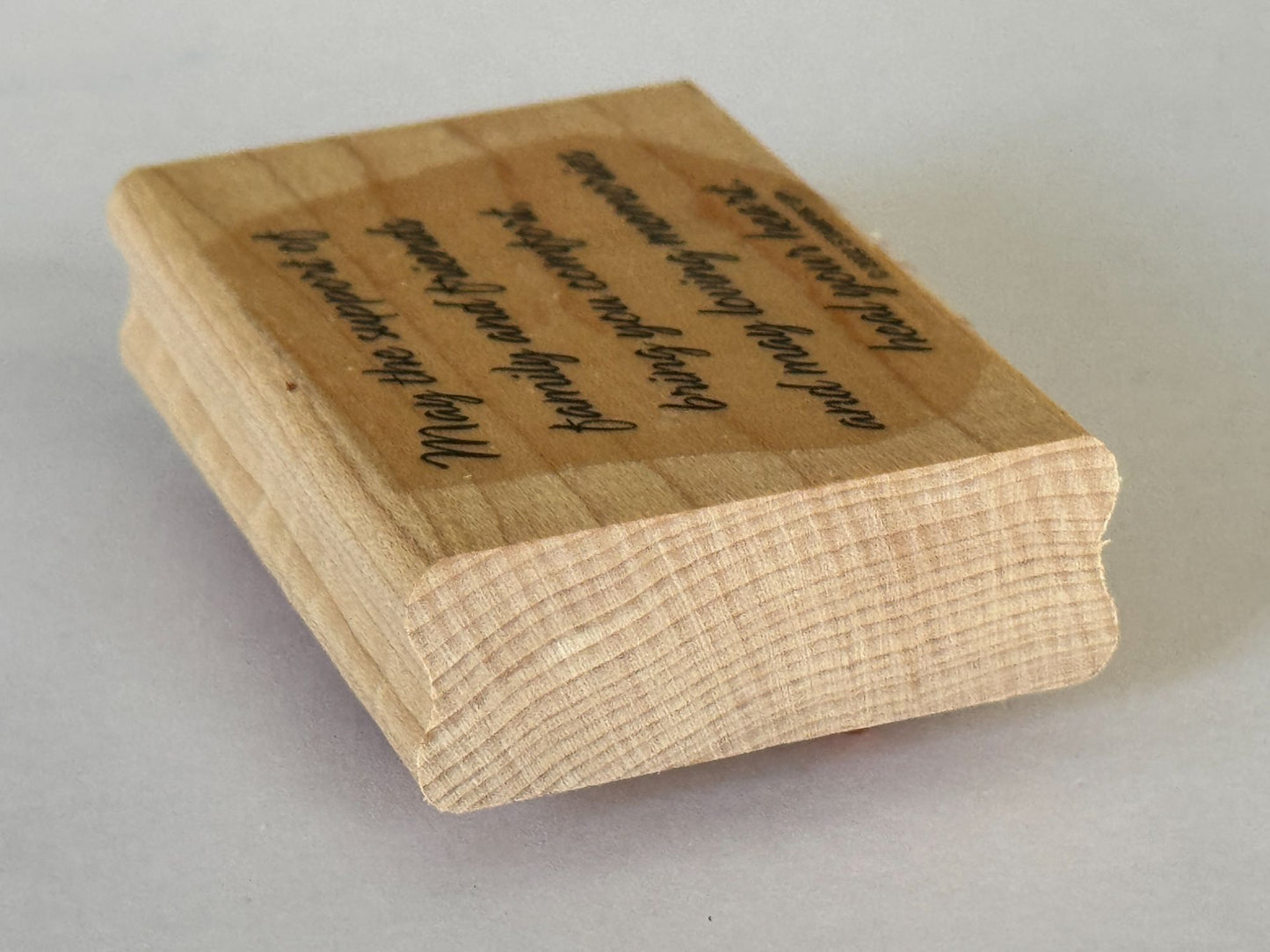 Stampin Up Rubber Stamp Sympathy Sentiment Card Making Words Support Heal Heart