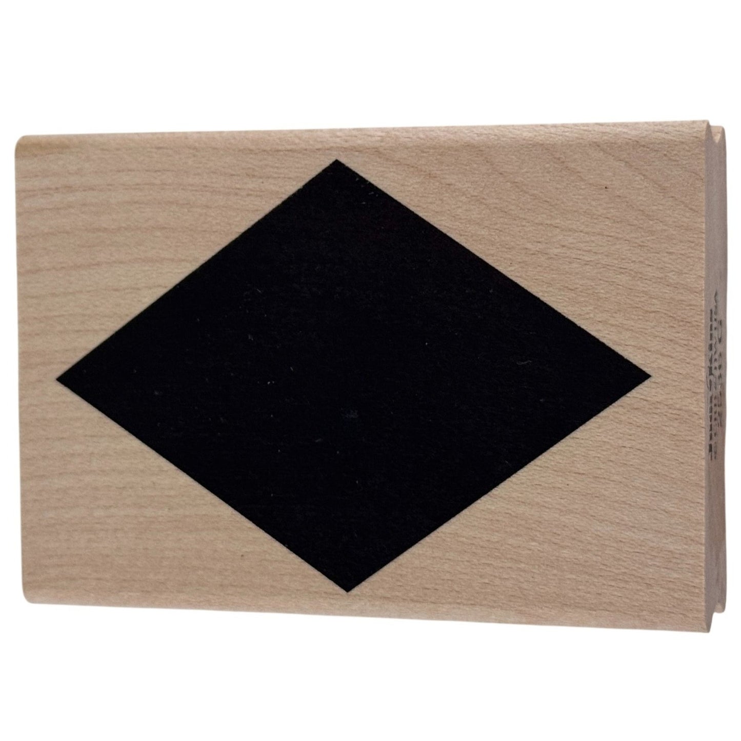 JudiKins Rubber Stamp Solid Palette Diamond Shape Geometric Background Scrapbooking Cardmaking Craft Wood Mounted