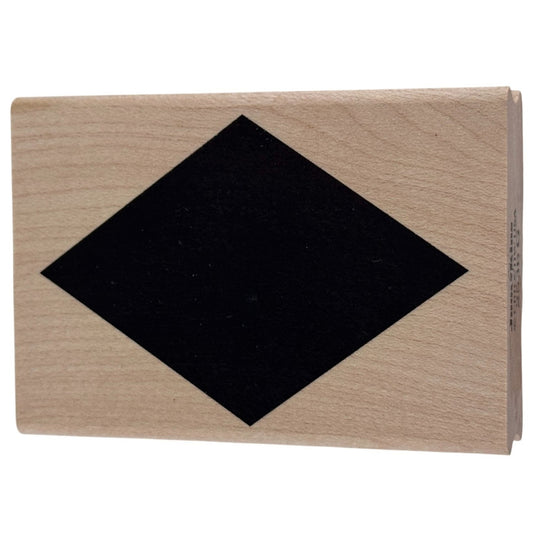 JudiKins Rubber Stamp Solid Palette Diamond Shape Geometric Background Scrapbooking Cardmaking Craft Wood Mounted